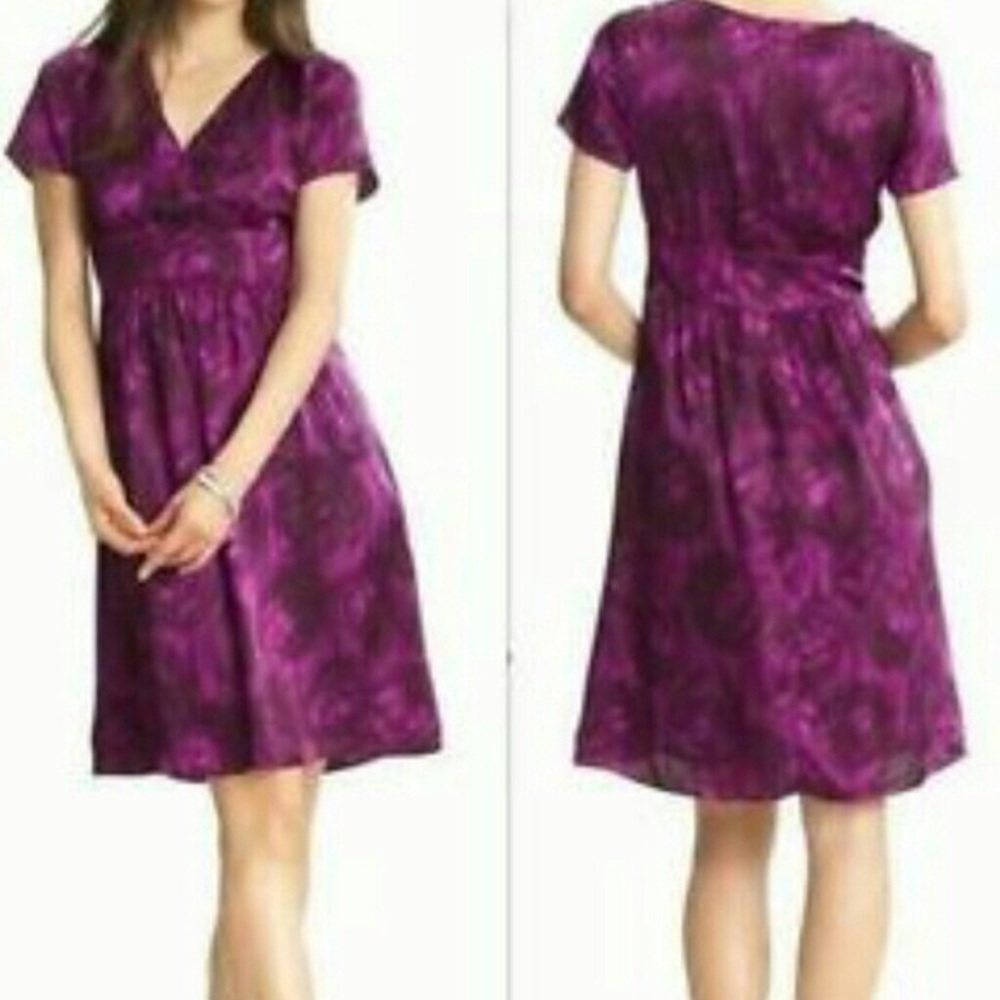 Purple banana republic dress